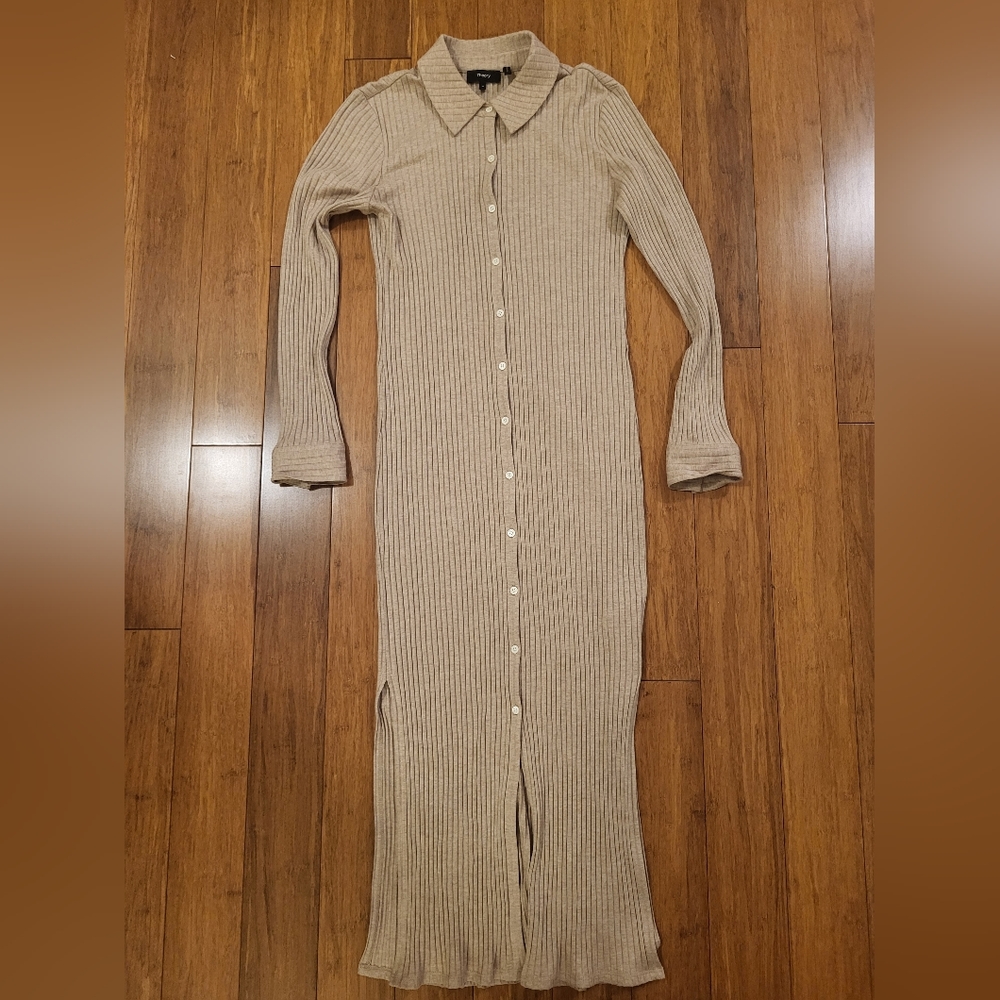 Theory ribbed long dress - Picture 3 of 11